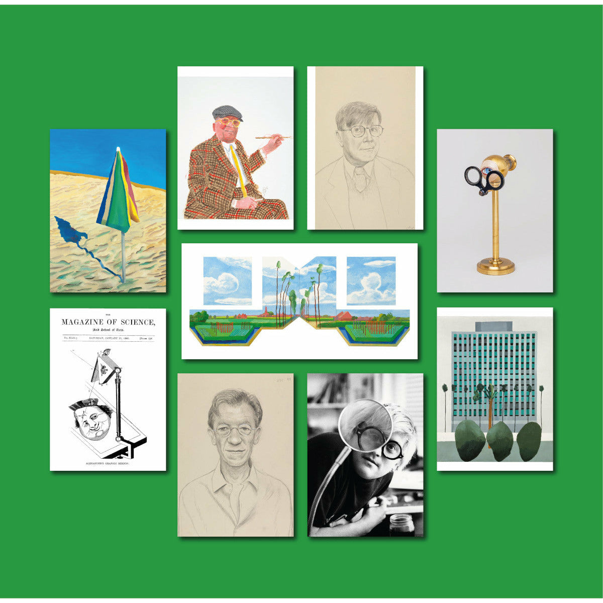 Hockney's Eye - Postcard collection