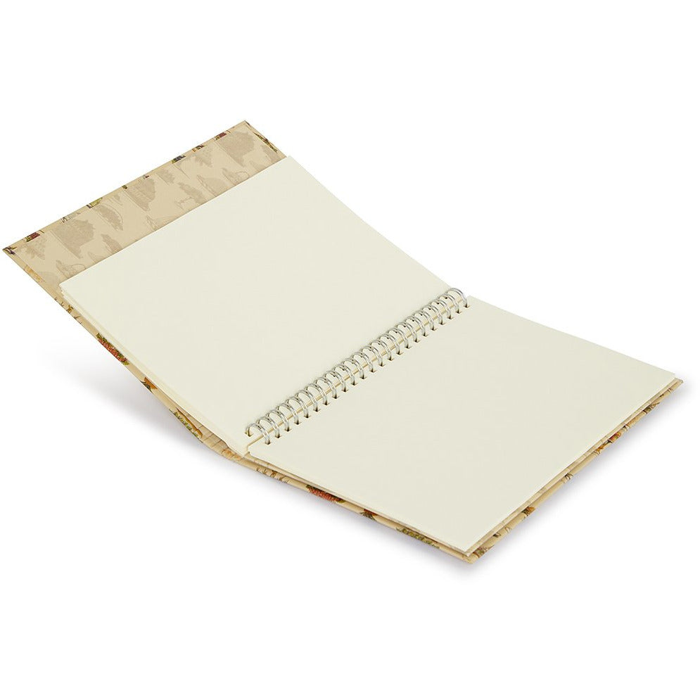 Hardcover notebook with blank pages and spiral binding. From Cambridge University Library, brought to you by CuratingCambridge.co.uk