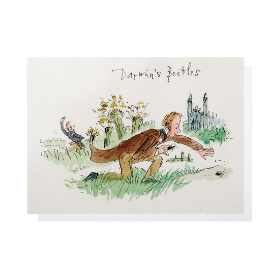 Darwin's Beetles by Quentin Blake - Greeting card