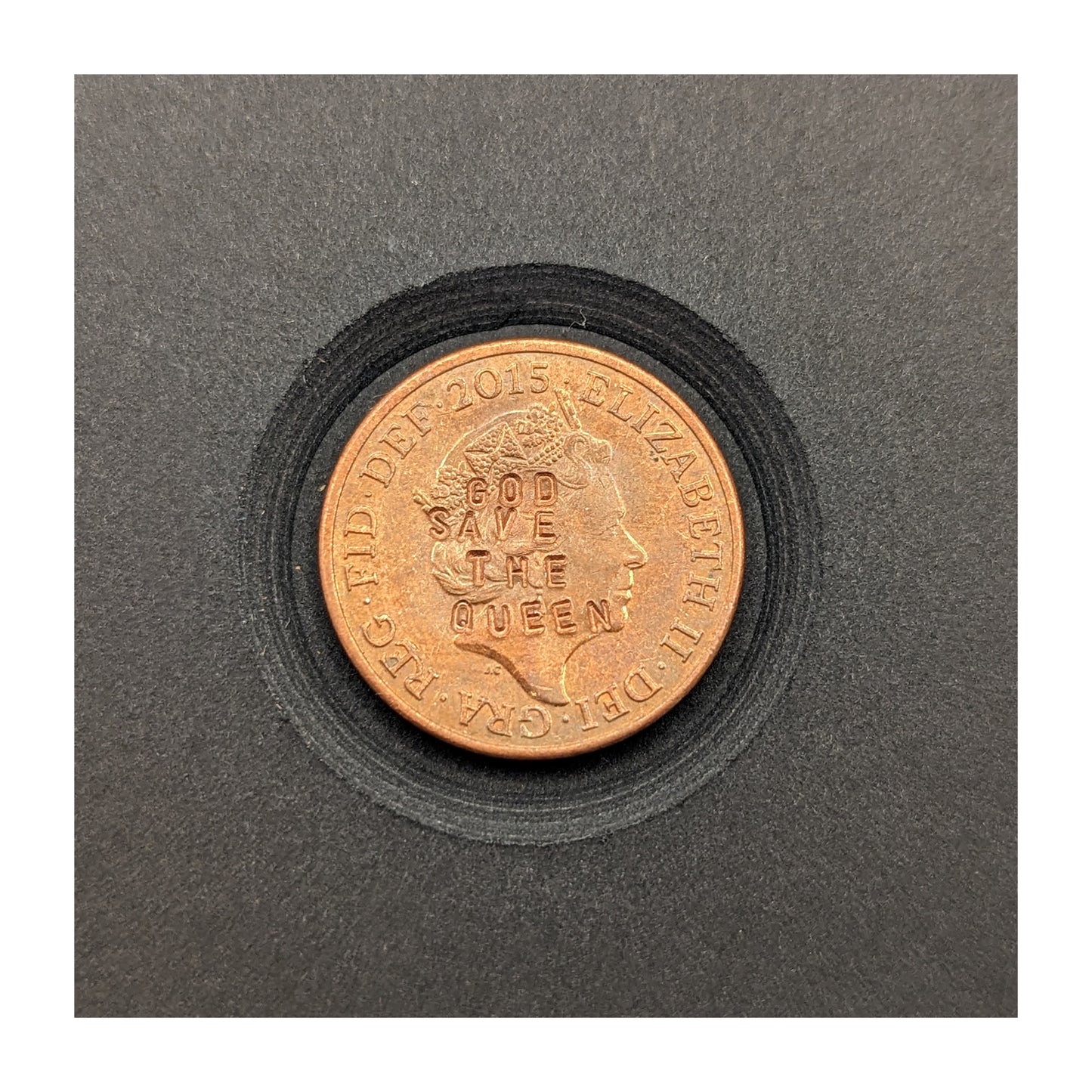 Coin 'God save the queen'