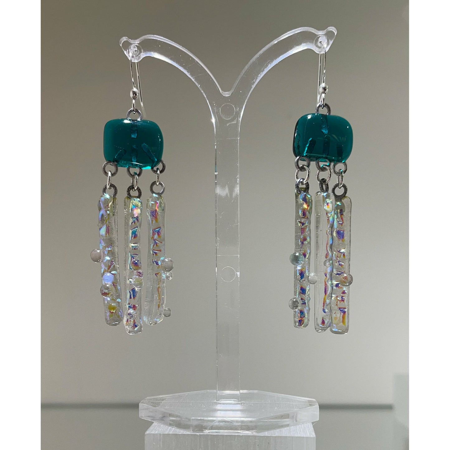 Maureen Charles Jellyfish Earrings - Green