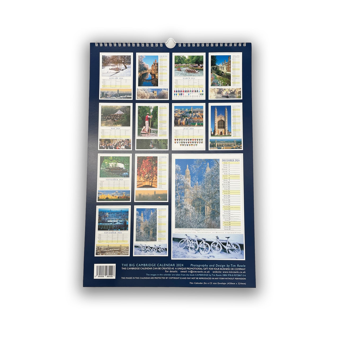 2024 Calendar Cambridge - Large