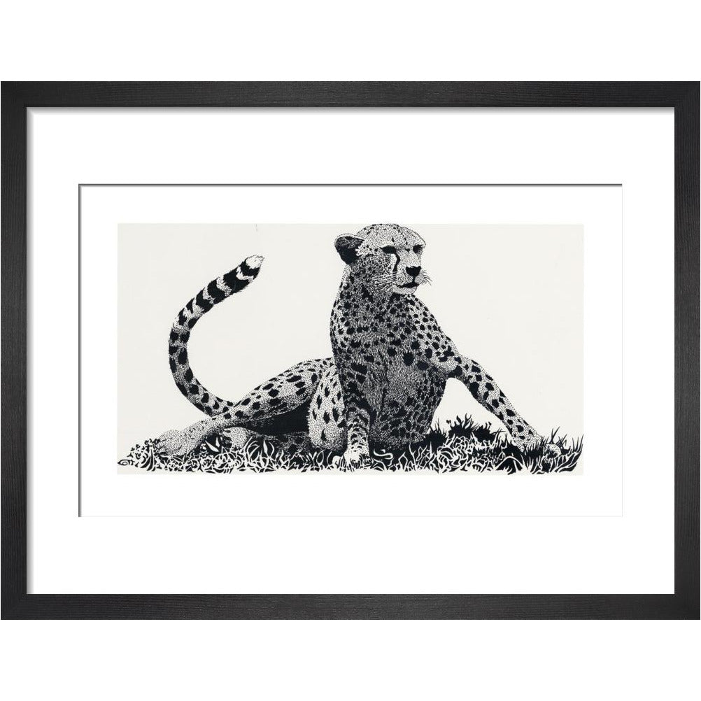 Cheetah Rising - art print