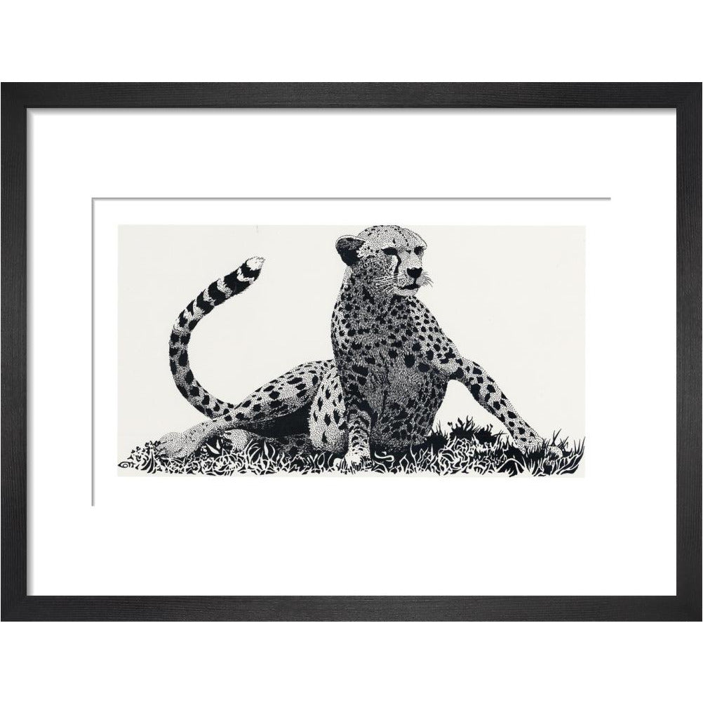 Cheetah Rising - art print