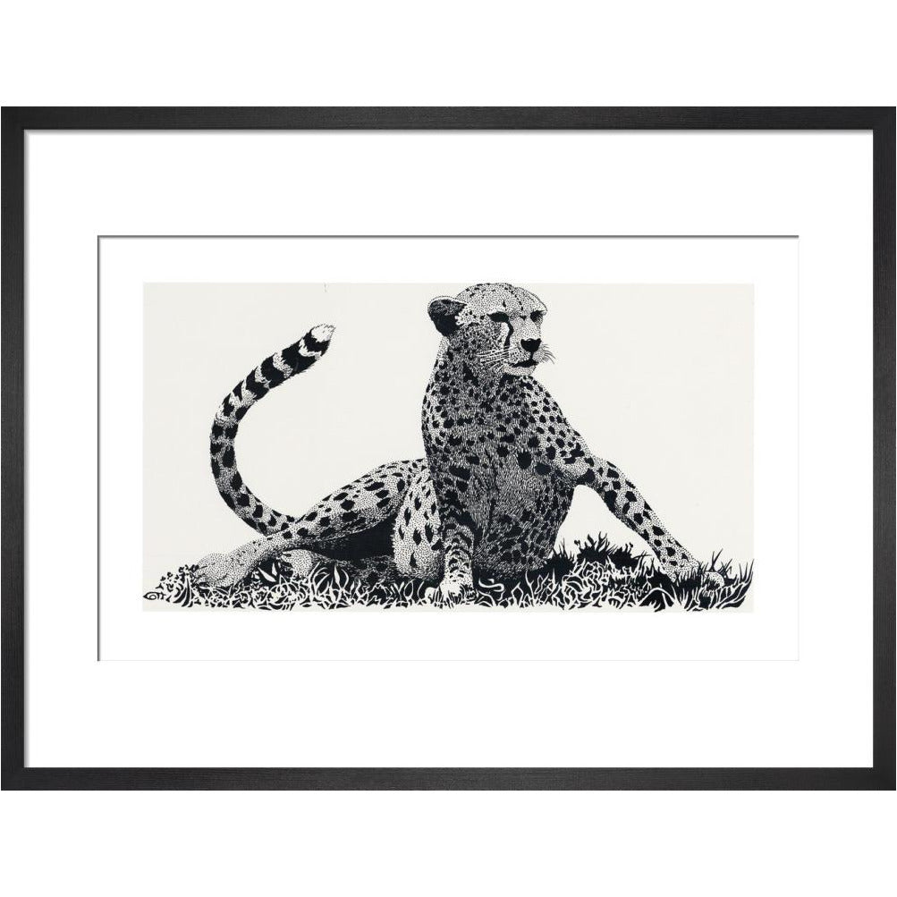 Cheetah Rising - art print