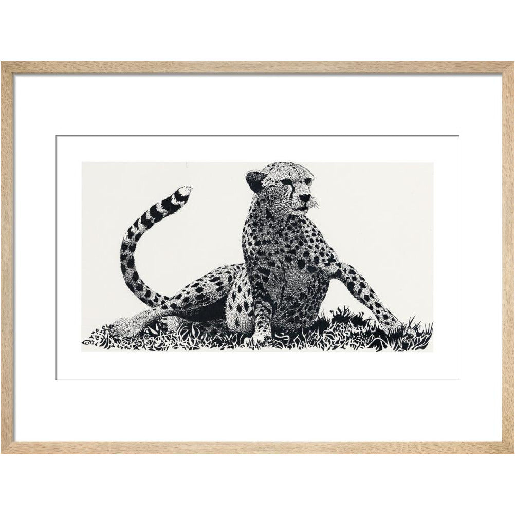 Cheetah Rising - art print