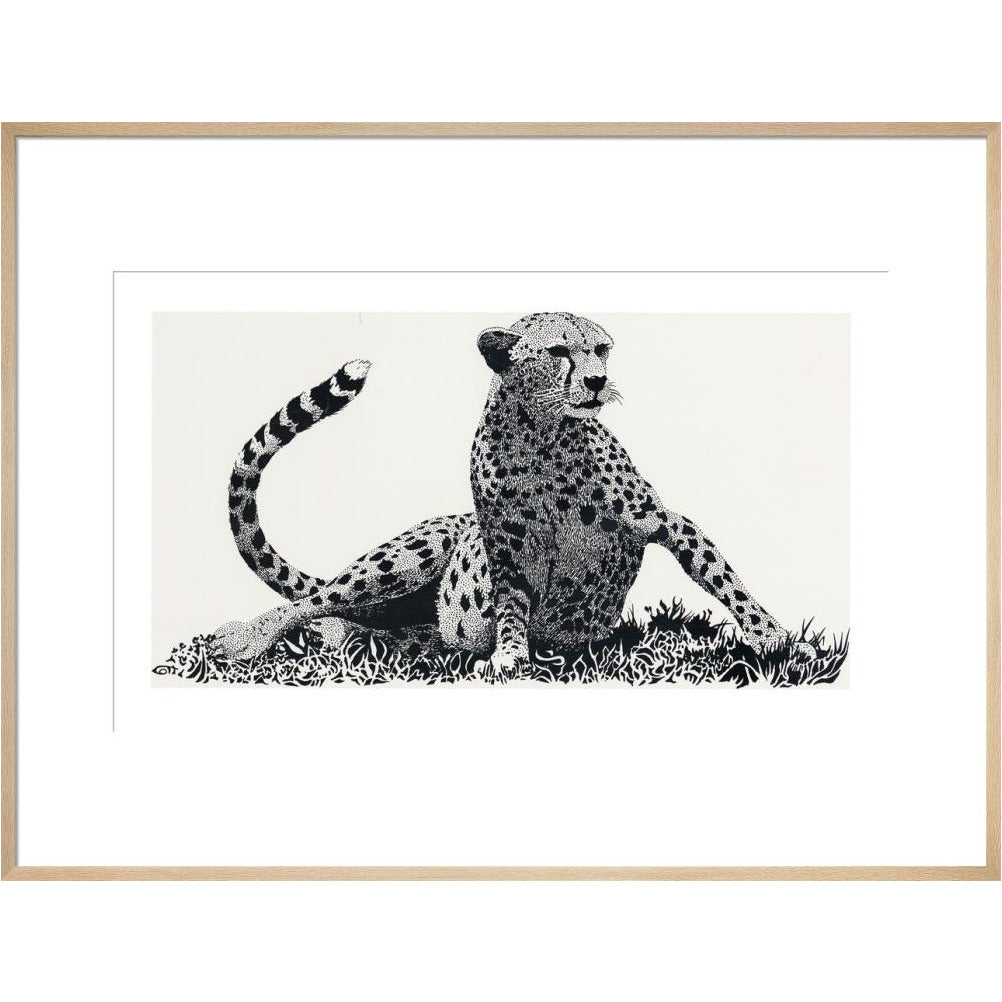 Cheetah Rising - art print