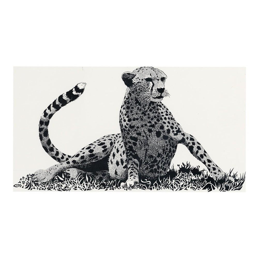 Cheetah Rising - art print