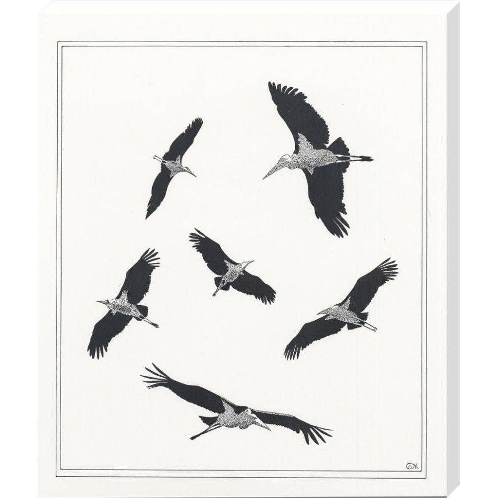 Marabou Sailing - art print