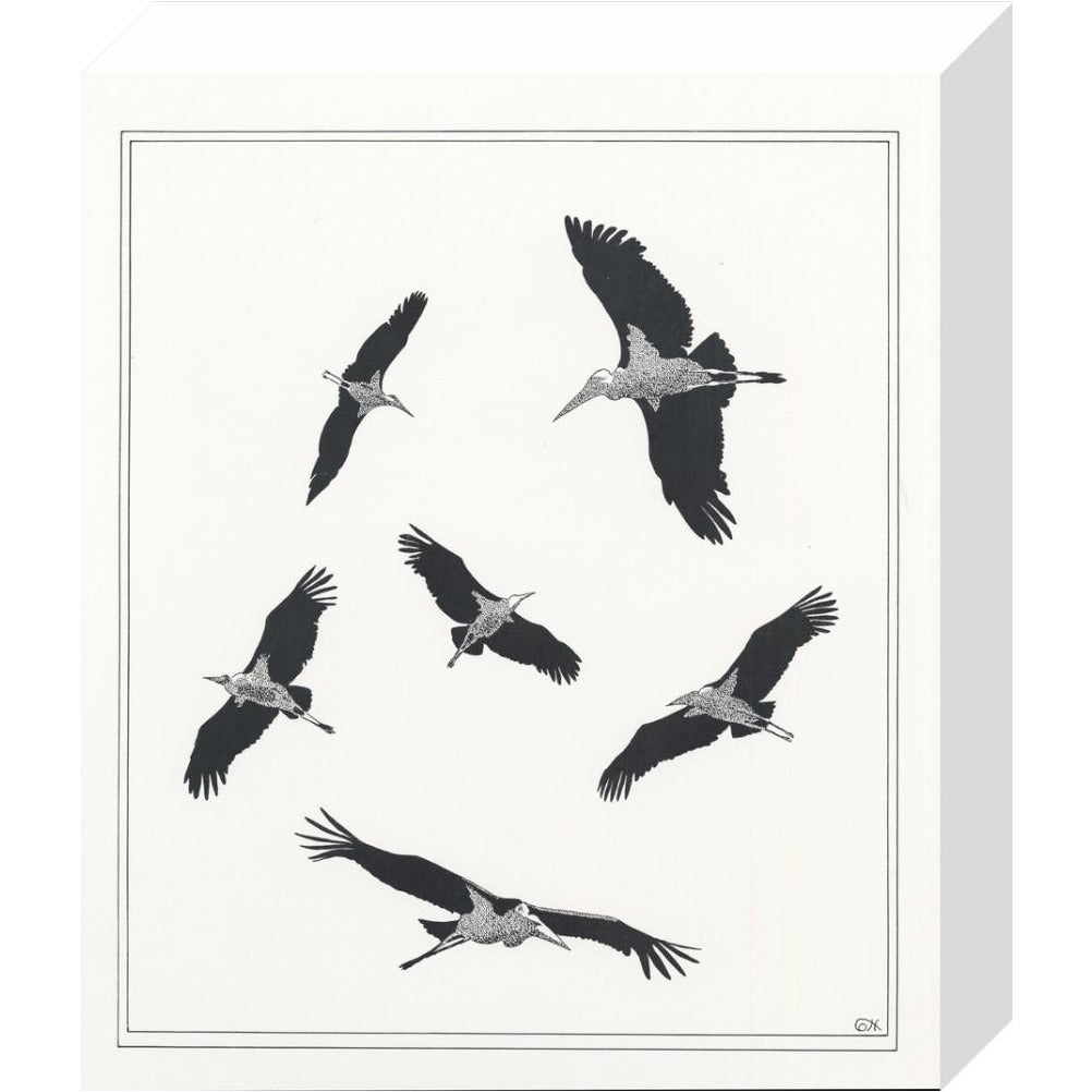Marabou Sailing - art print