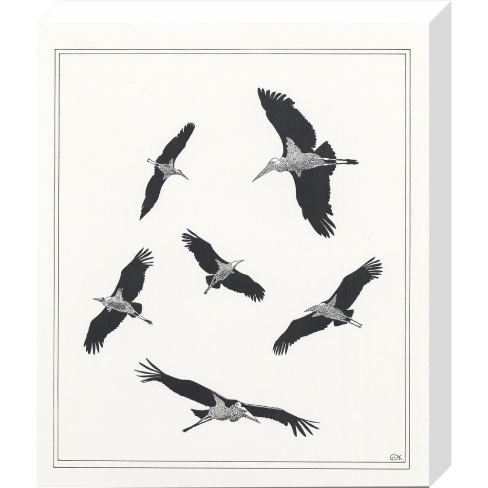 Marabou Sailing - art print