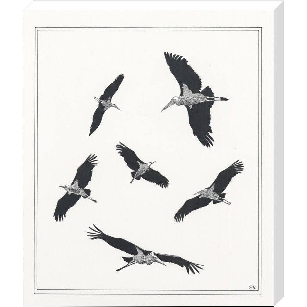 Marabou Sailing - art print