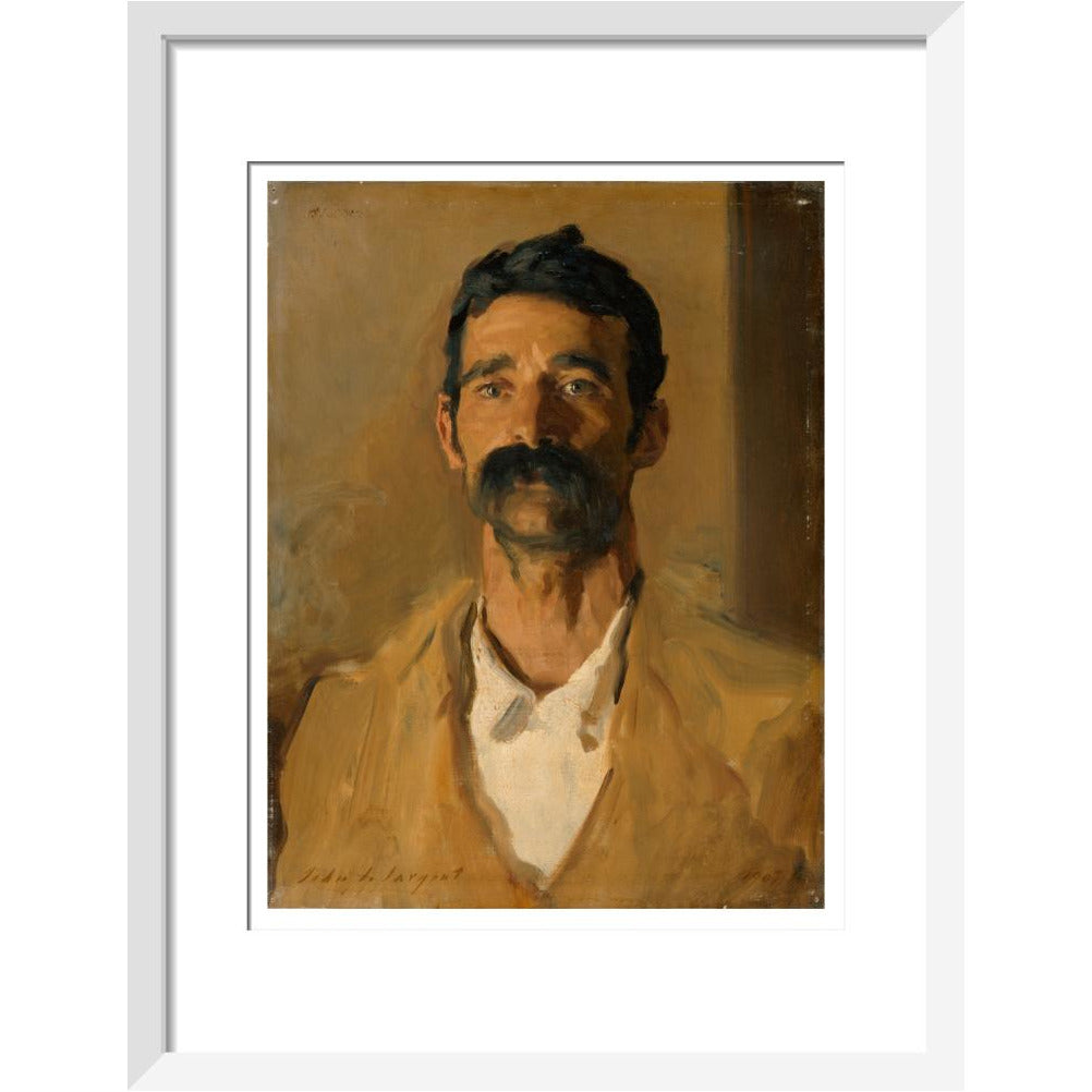 Study of a Sicilian Peasant - art print