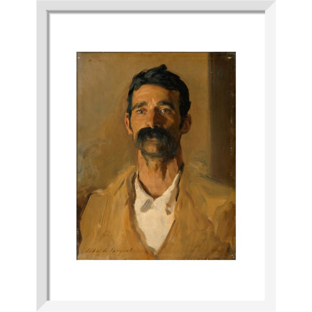 Study of a Sicilian Peasant - art print