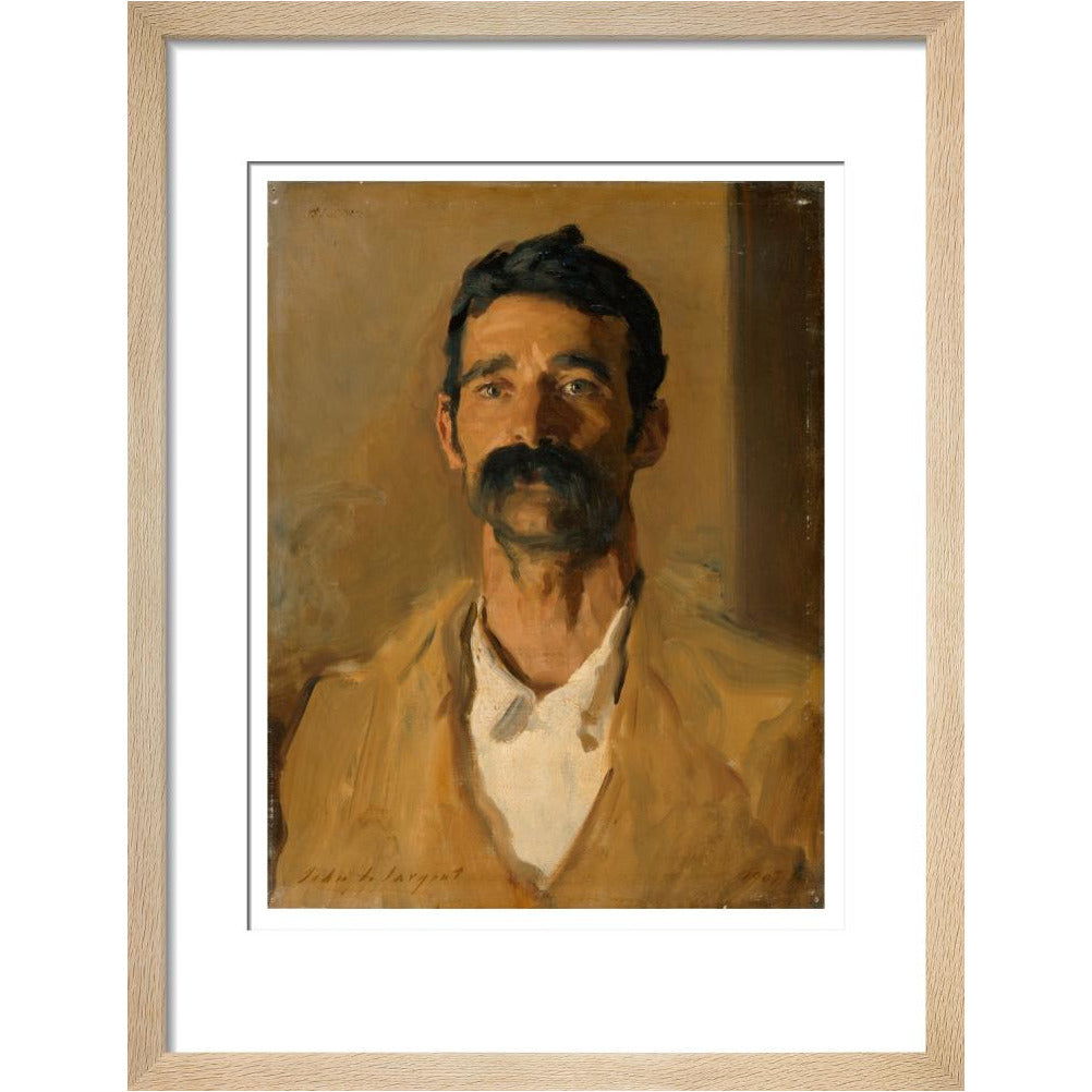 Study of a Sicilian Peasant - art print