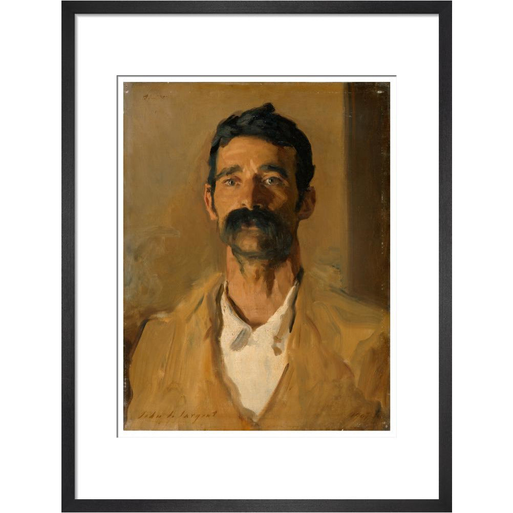 Study of a Sicilian Peasant - art print