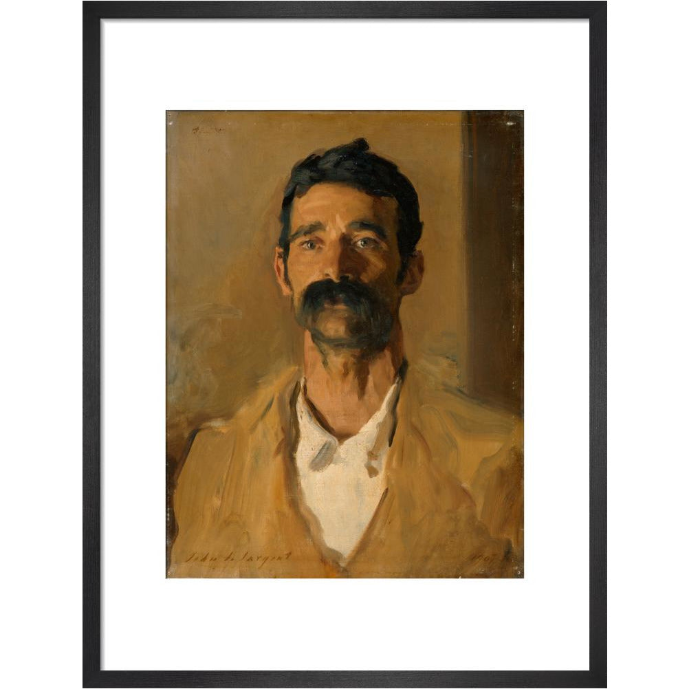 Study of a Sicilian Peasant - art print