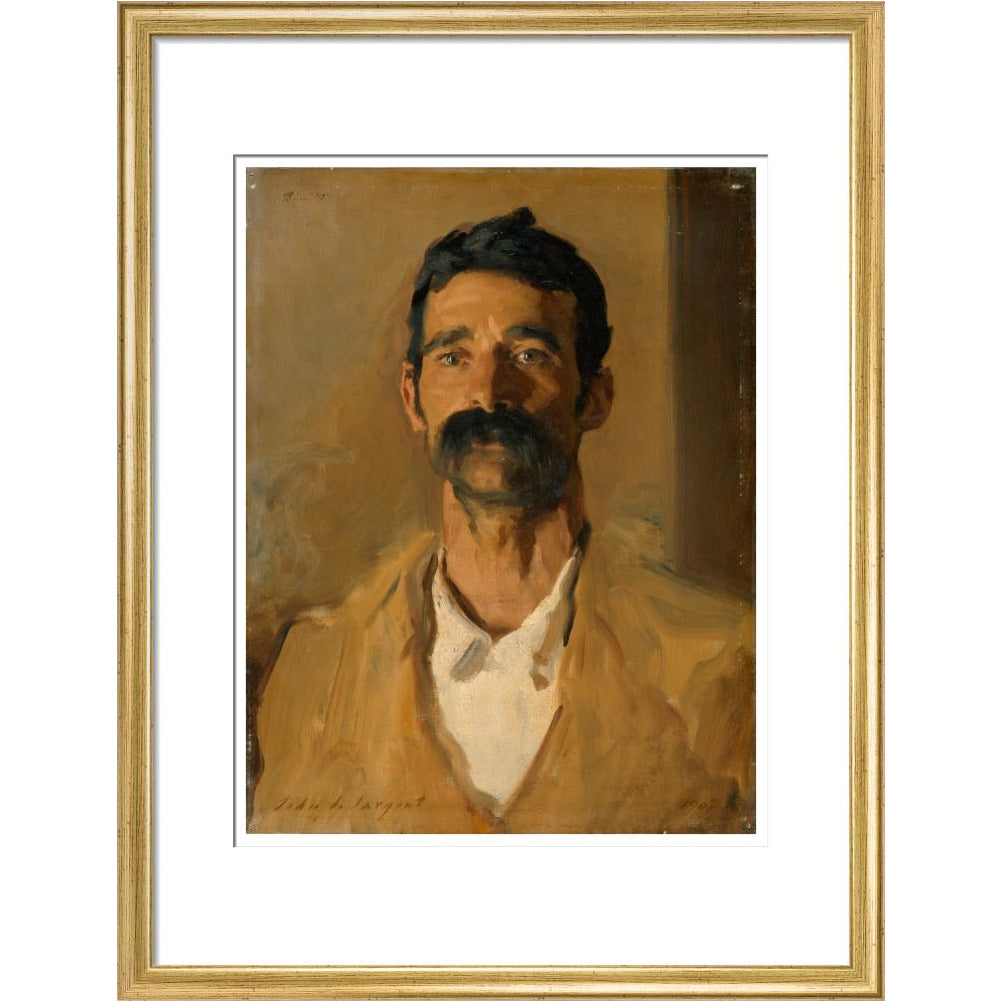 Study of a Sicilian Peasant - art print