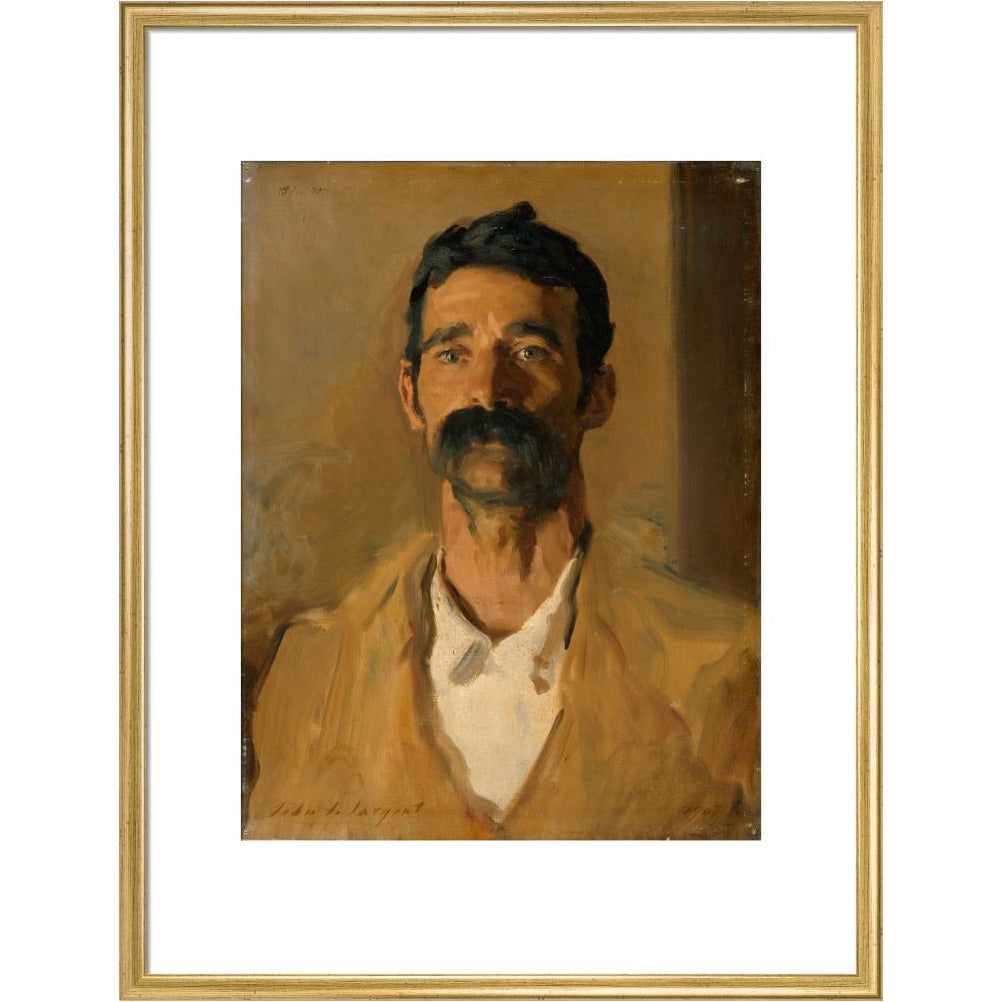 Study of a Sicilian Peasant - art print
