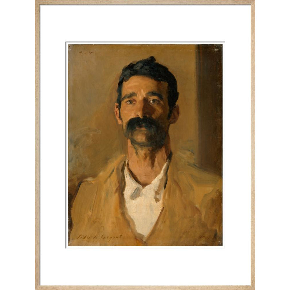 Study of a Sicilian Peasant - art print