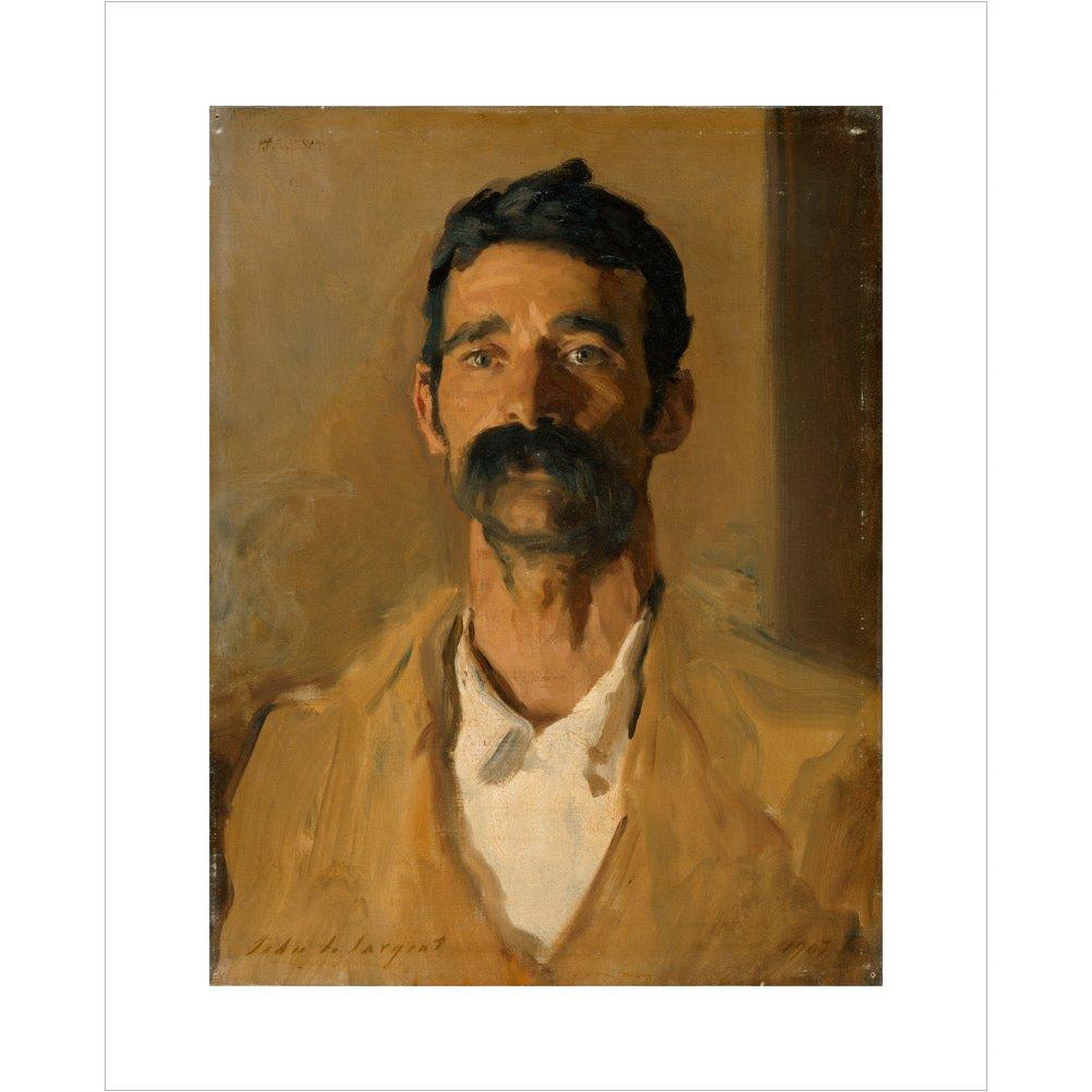 Study of a Sicilian Peasant - art print