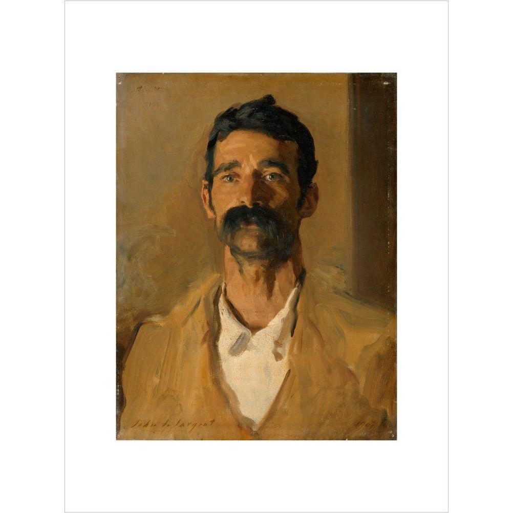 Study of a Sicilian Peasant - art print