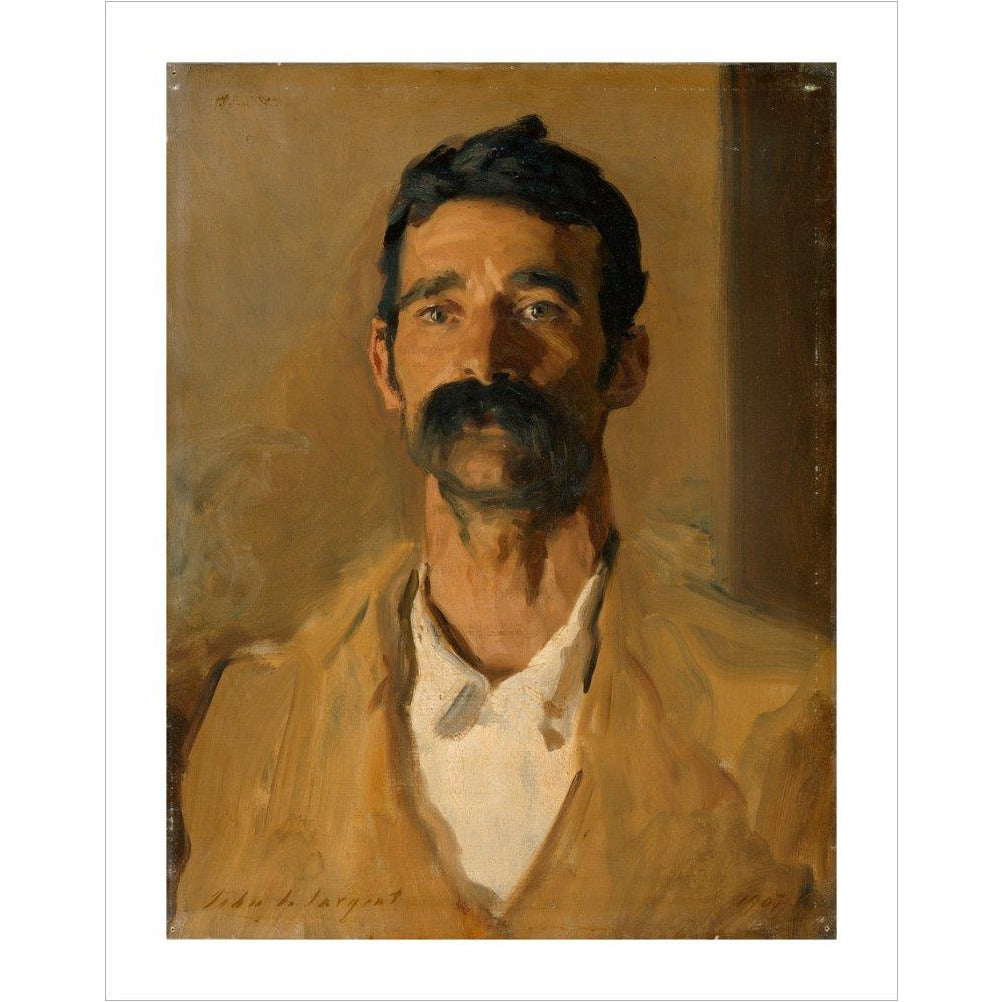 Study of a Sicilian Peasant - art print