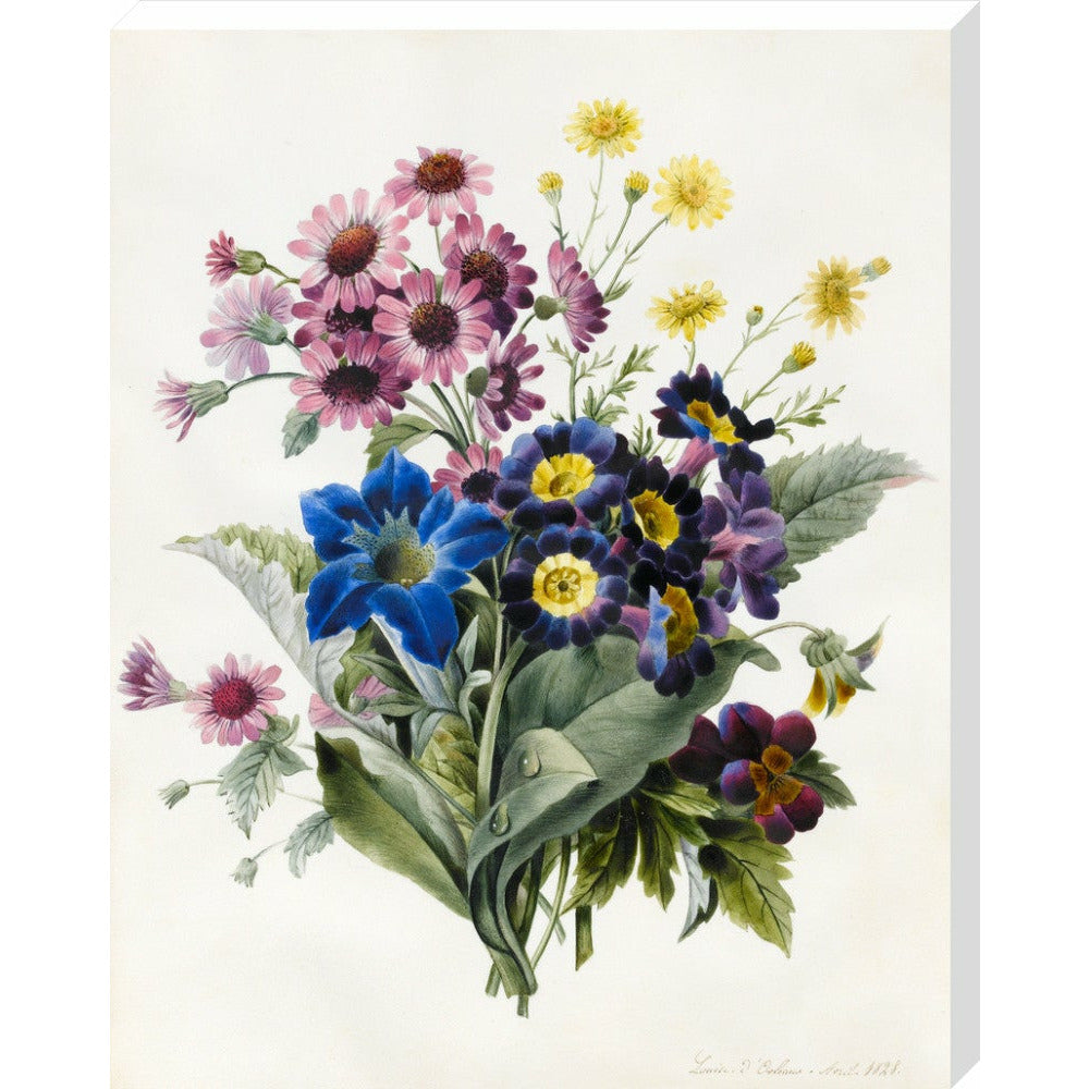 Mixed Flowers - Art print