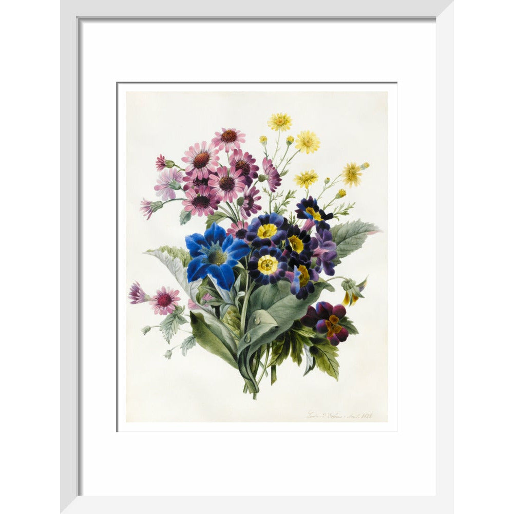 Mixed Flowers - Art print