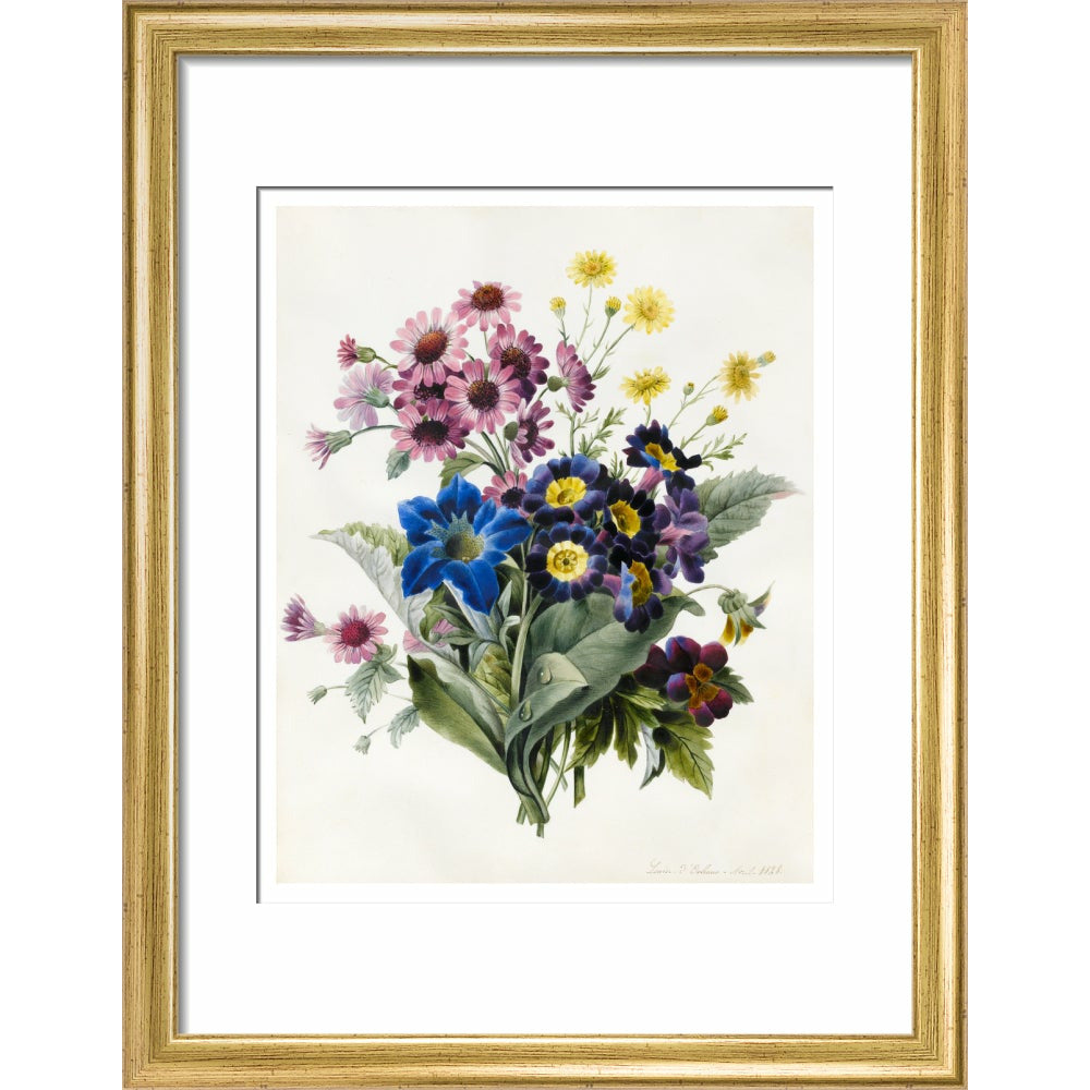 Mixed Flowers - Art print