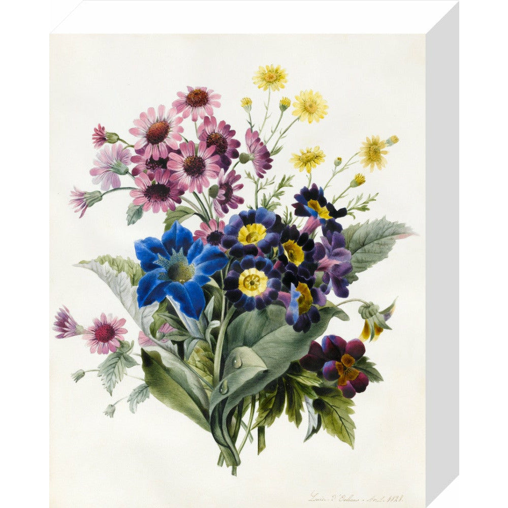 Mixed Flowers - Art print