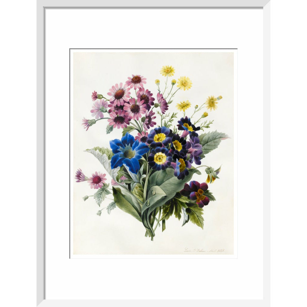 Mixed Flowers - Art print