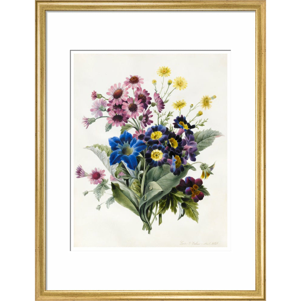 Mixed Flowers - Art print