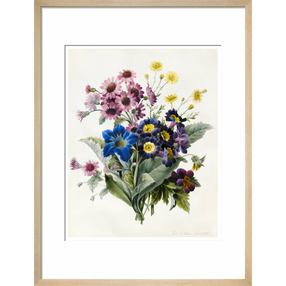 Mixed Flowers - Art print