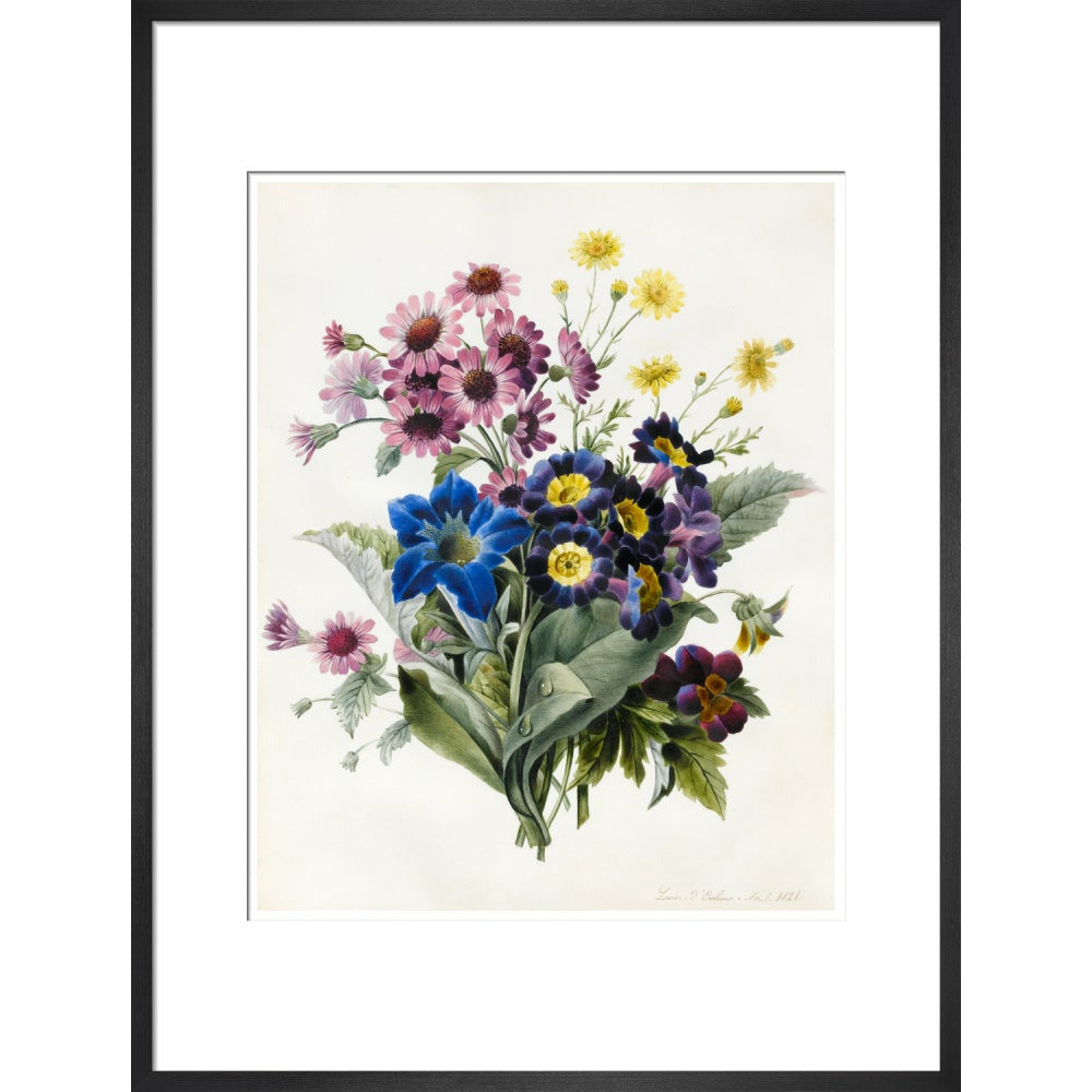 Mixed Flowers - Art print