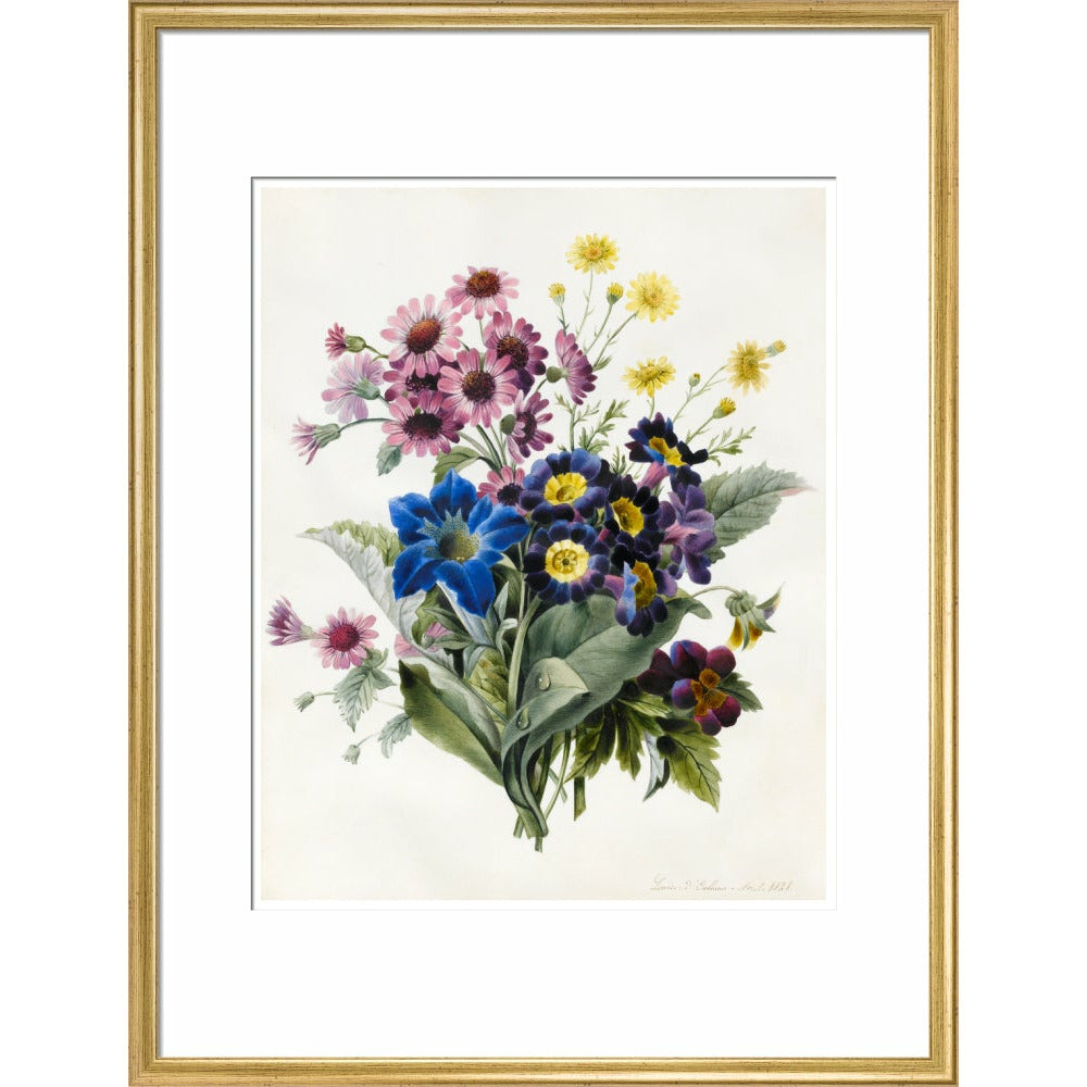 Mixed Flowers - Art print