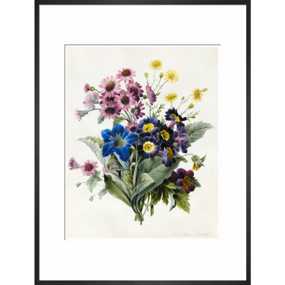 Mixed Flowers - Art print