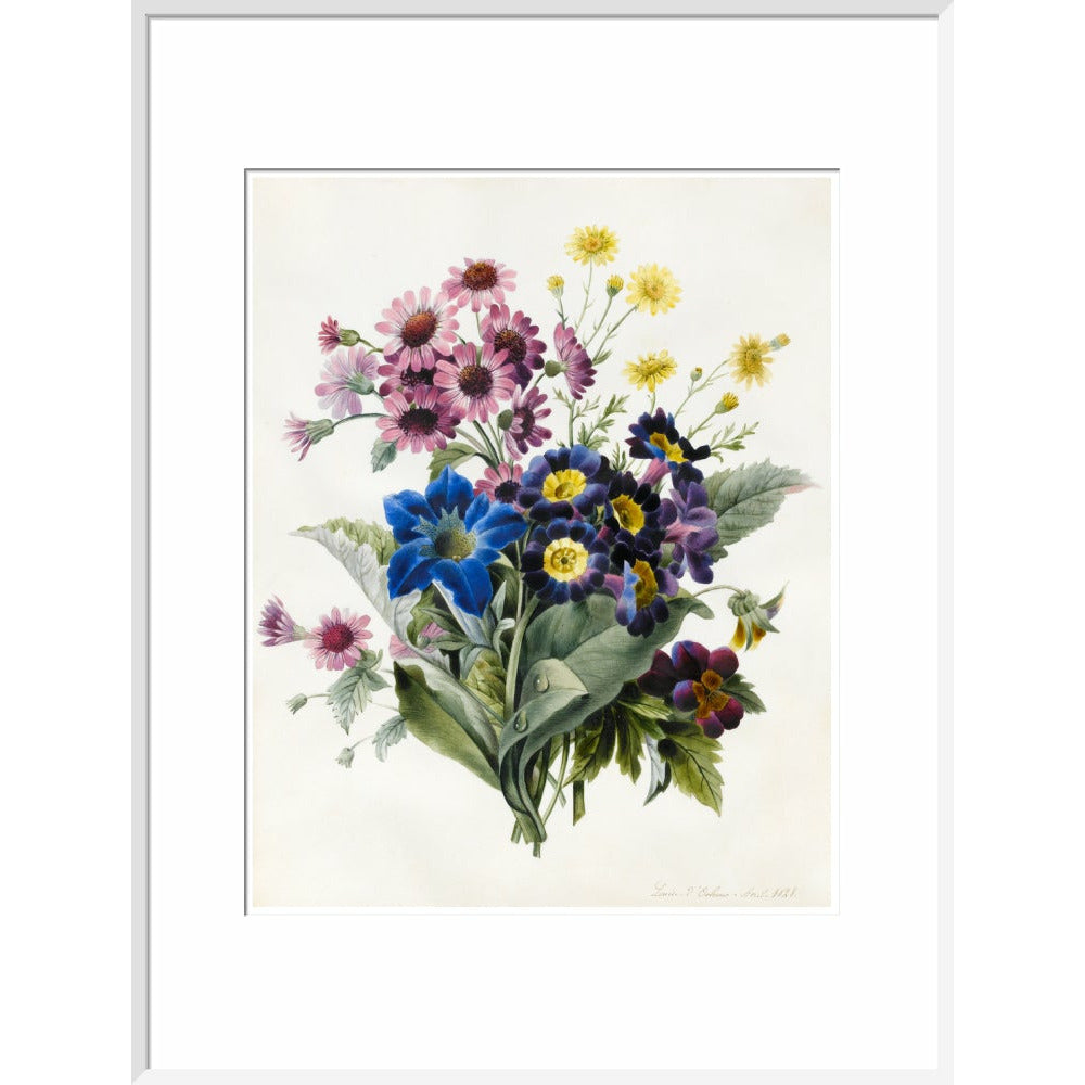 Mixed Flowers - Art print
