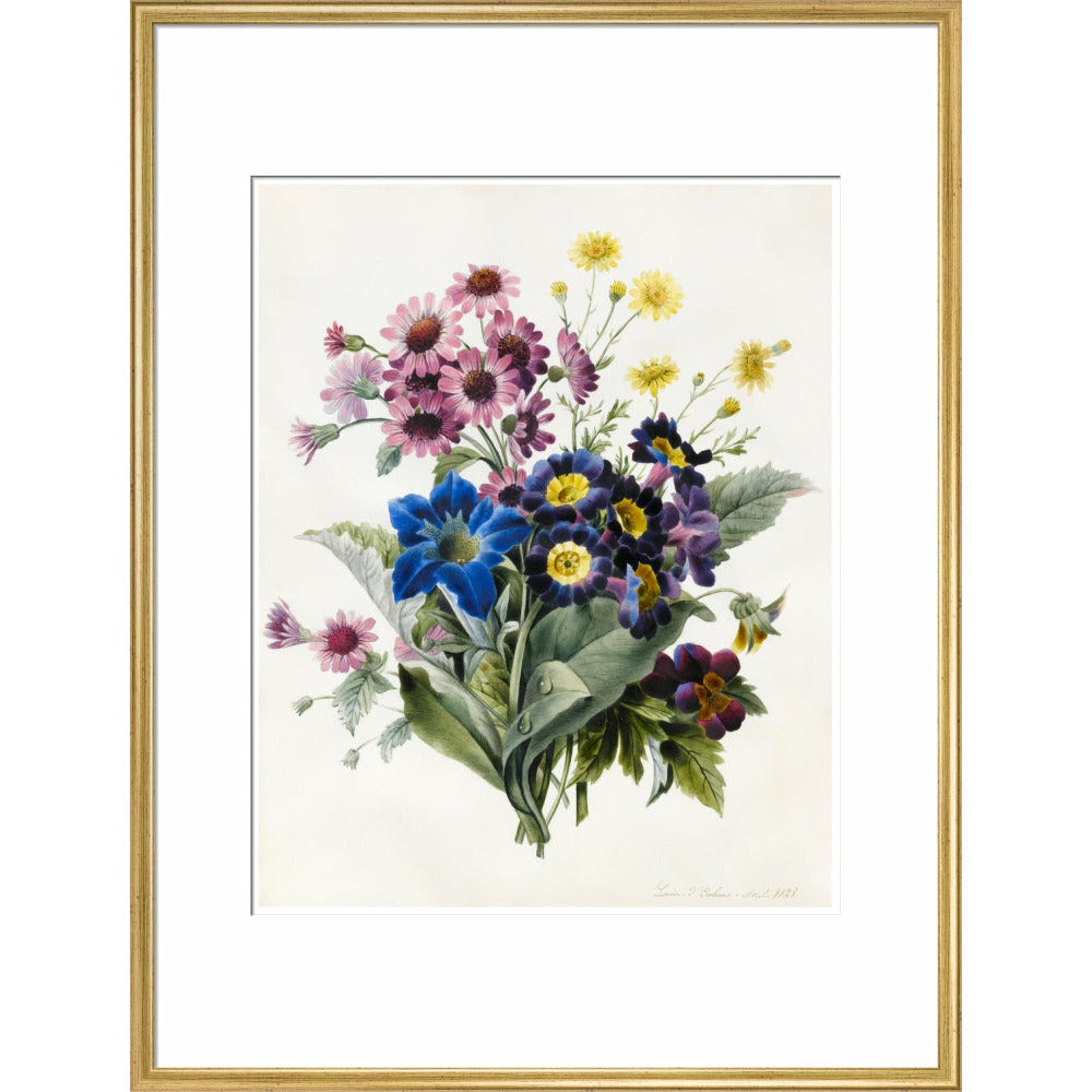 Mixed Flowers - Art print