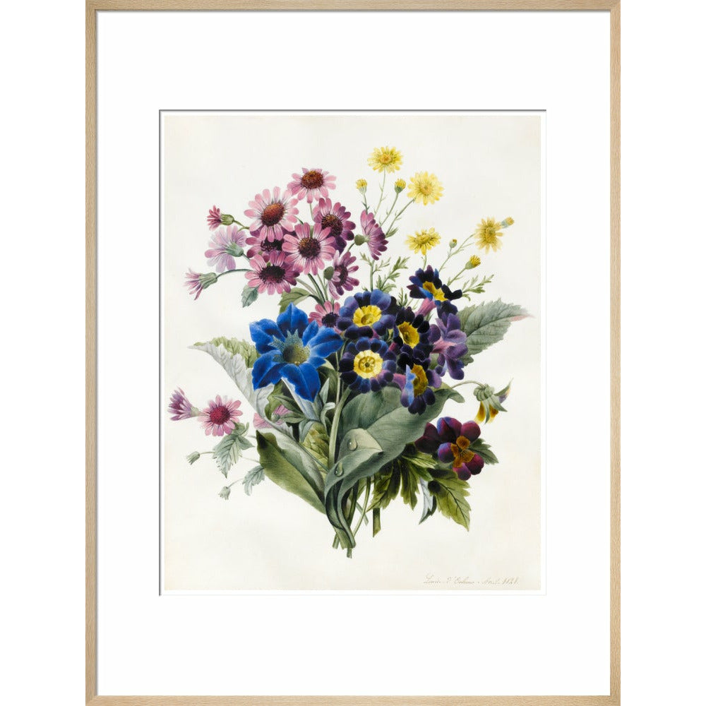 Mixed Flowers - Art print