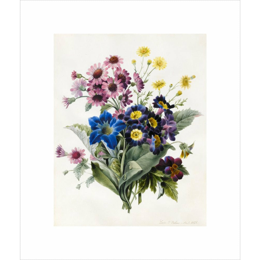 Mixed Flowers - Art print