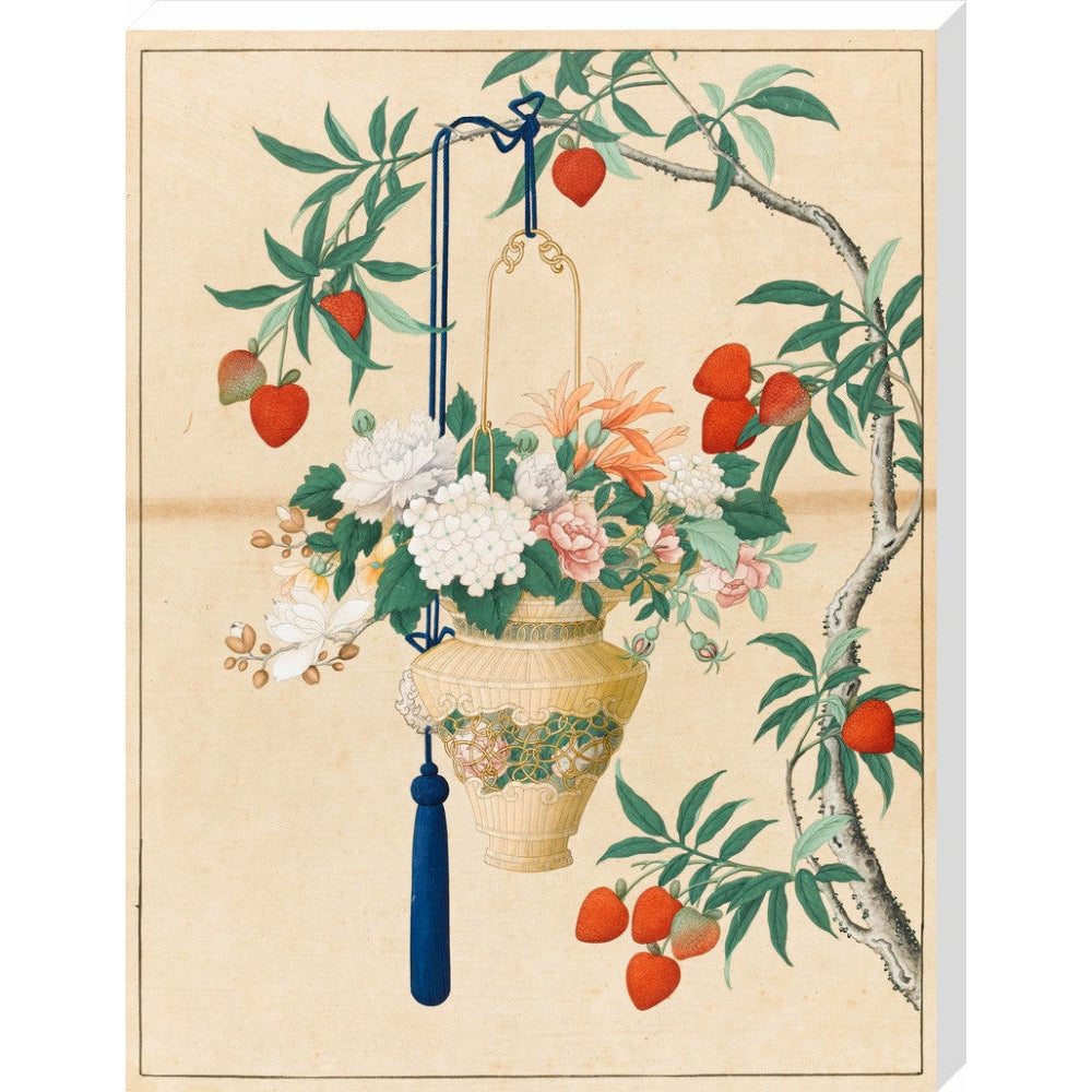 Flowers in a Lantern - Art print
