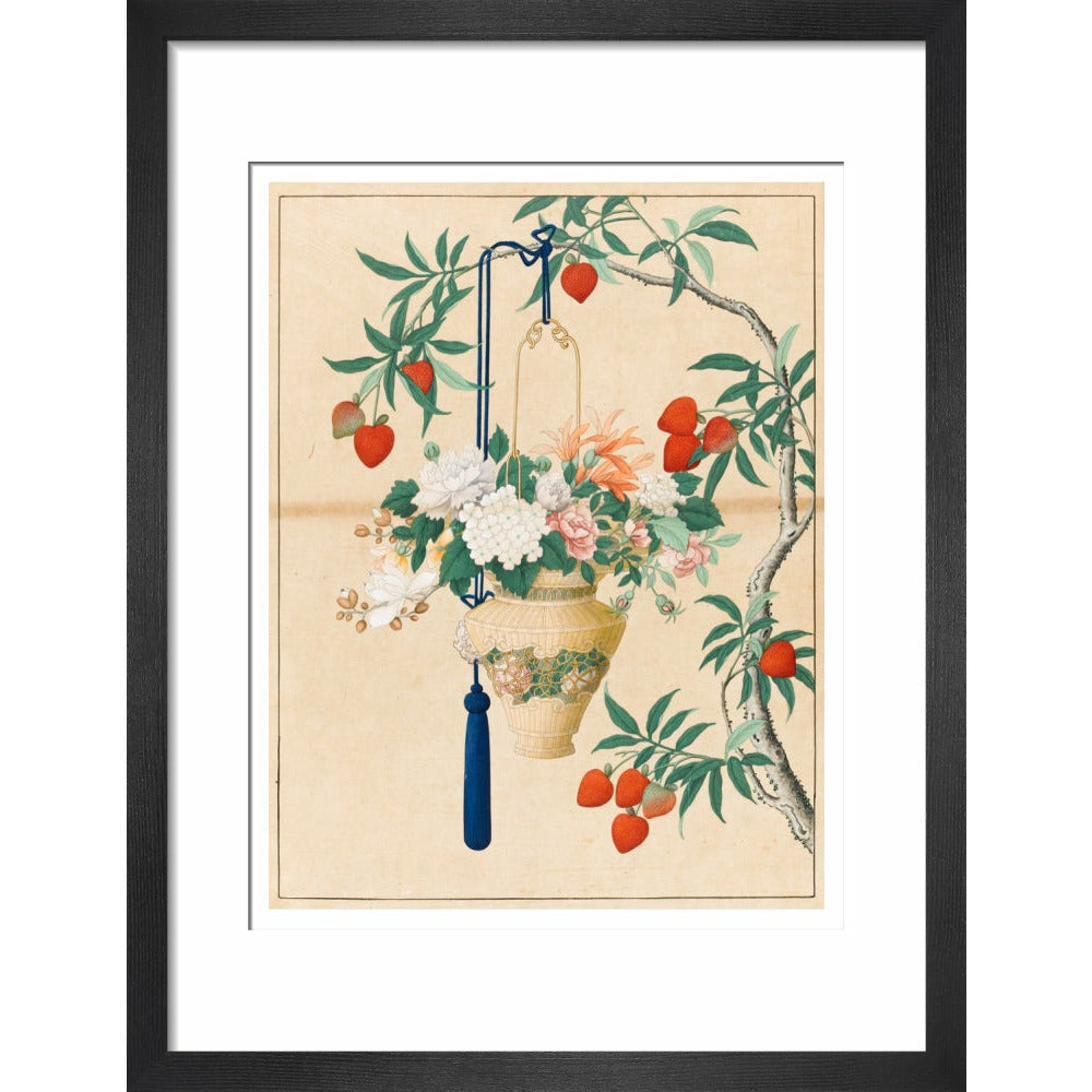 Flowers in a Lantern - Art print