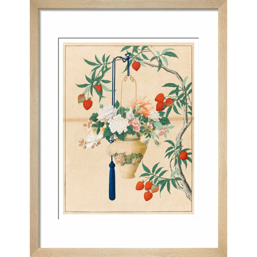 Flowers in a Lantern - Art print