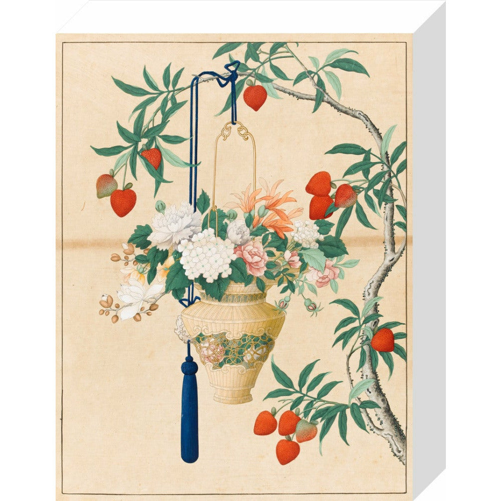 Flowers in a Lantern - Art print