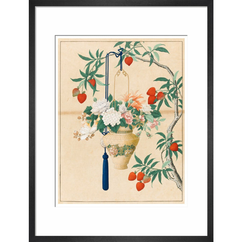 Flowers in a Lantern - Art print