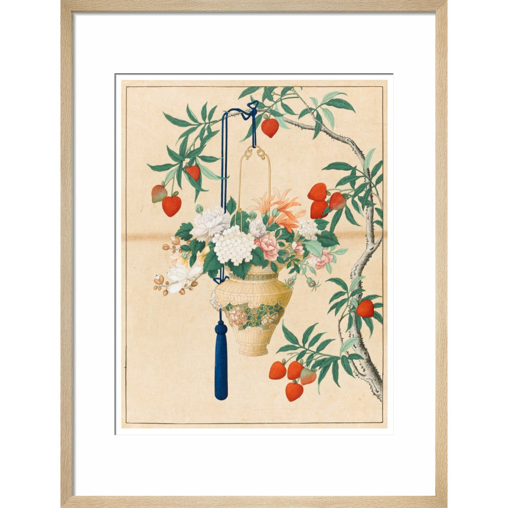 Flowers in a Lantern - Art print