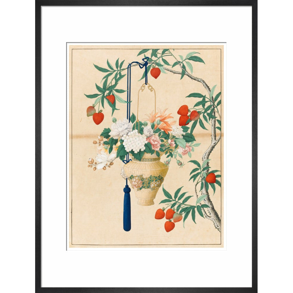Flowers in a Lantern - Art print