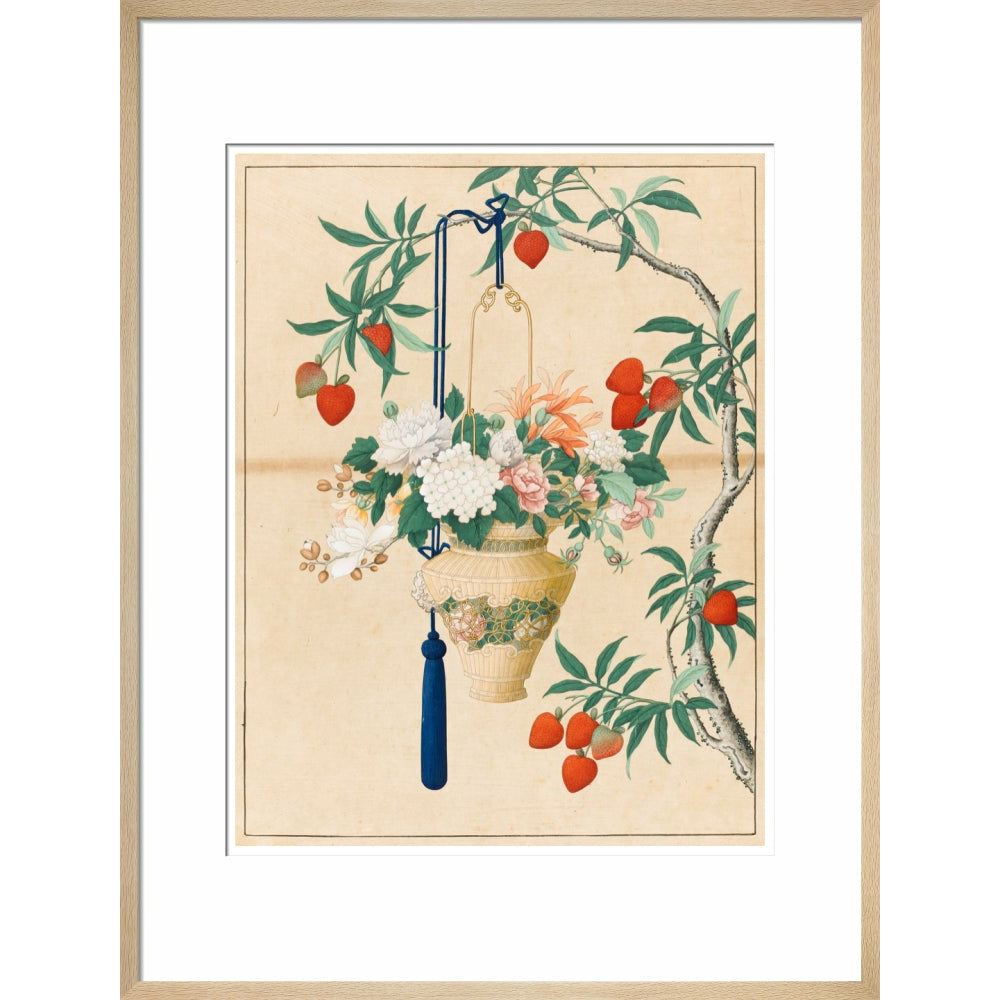 Flowers in a Lantern - Art print