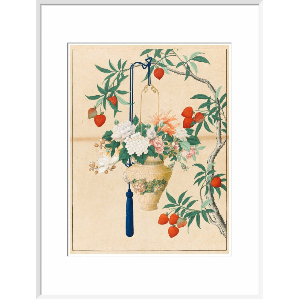 Flowers in a Lantern - Art print